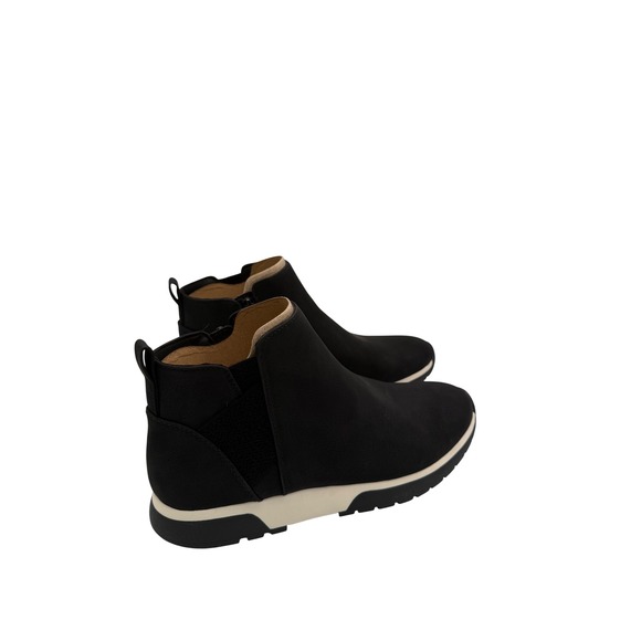 AEROSOLES Shoes - Aerosoles Black Ankle Chelsea Sneaker Boots Side Zip Women's